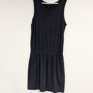Banana Republic Factory Keyhole Back Jersey Dress Navy Blue Size Small